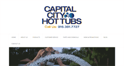 Desktop Screenshot of capitalcityhottubs.com